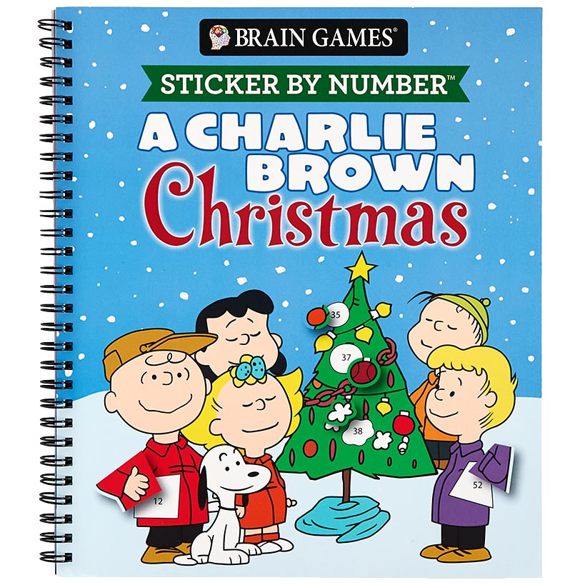 Charlie Brown Sticker-by-Number Books