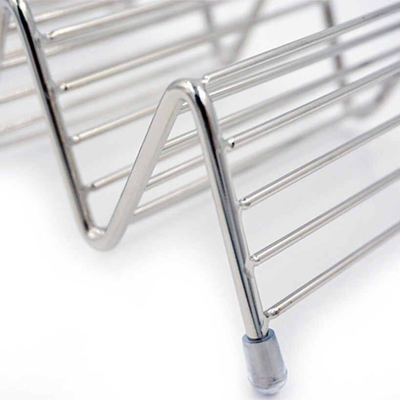 Taco Holder Stand Stainless Steel Set of 2