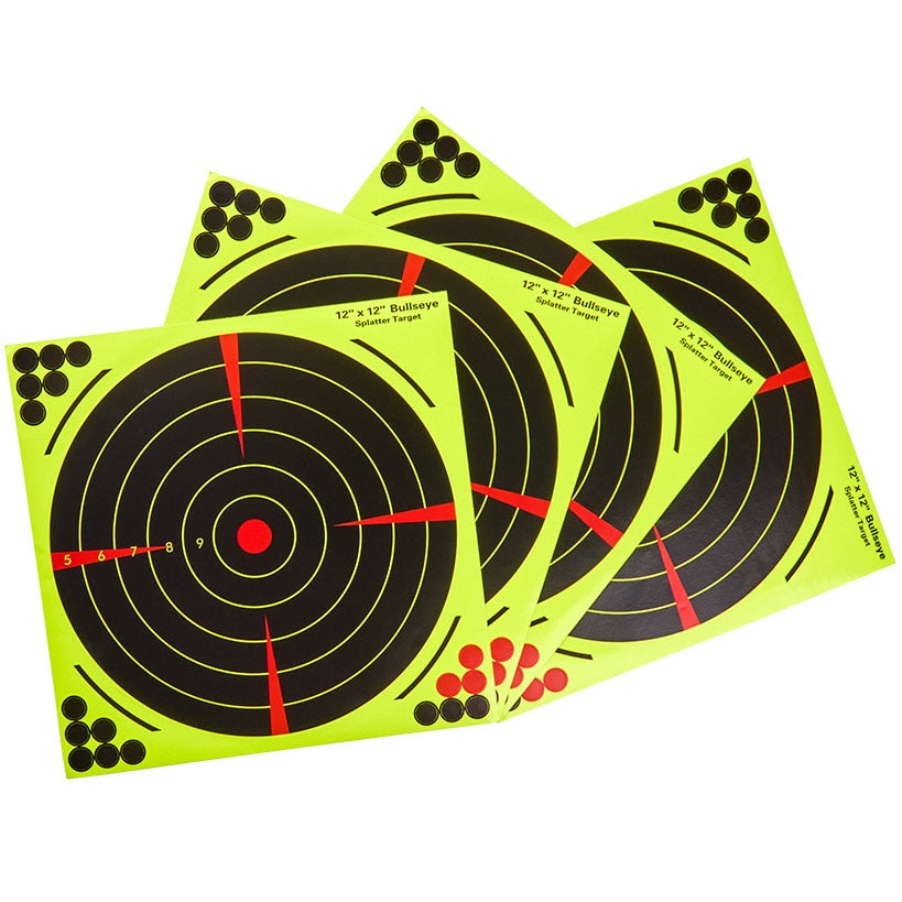 Set of 24 Bullseye Splatter Targets