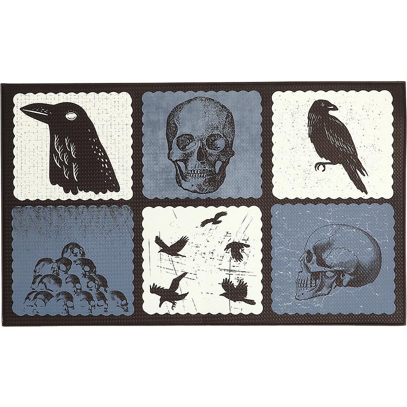 Kitchen Comfort Accent Rug or Runner Rug, The Raven