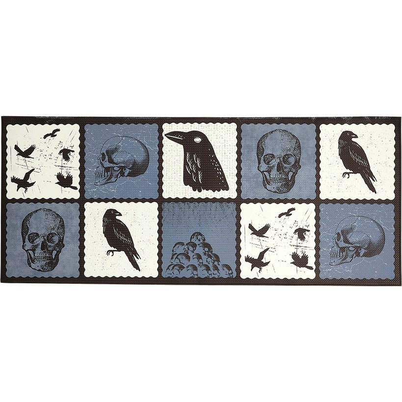 Kitchen Comfort Accent Rug or Runner Rug, The Raven