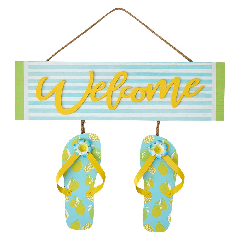 Themed Flip Flop Welcome Signs