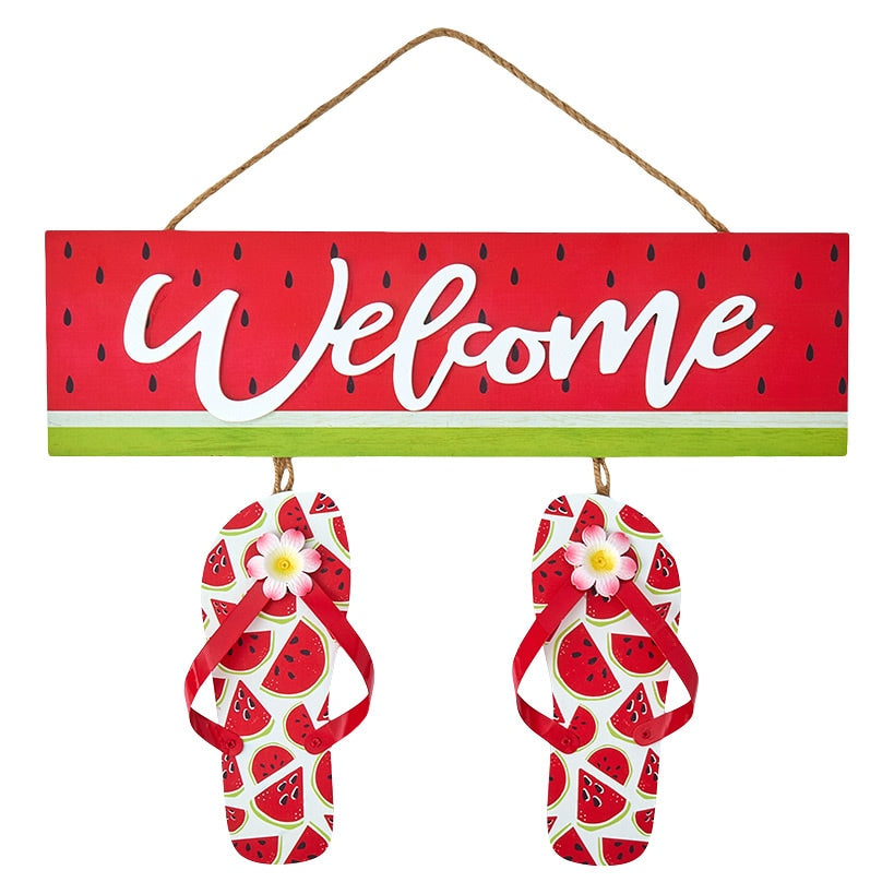 Themed Flip Flop Welcome Signs