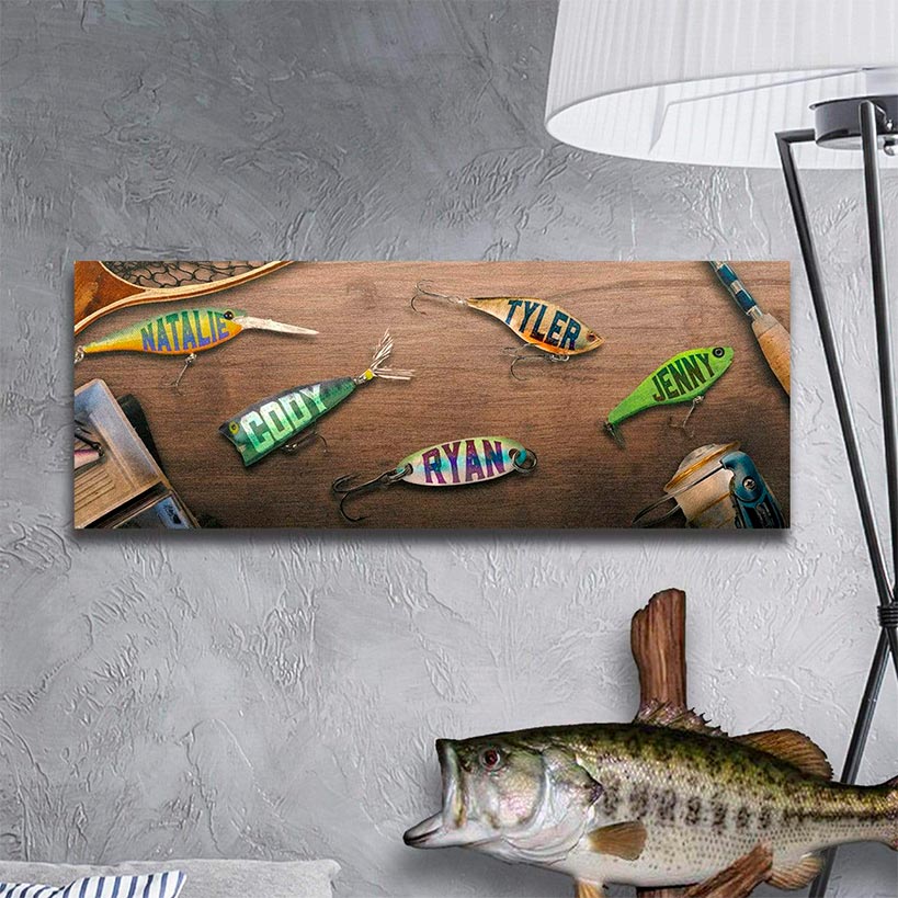 Personalized Sports or Fishing Themed Wall Hanging