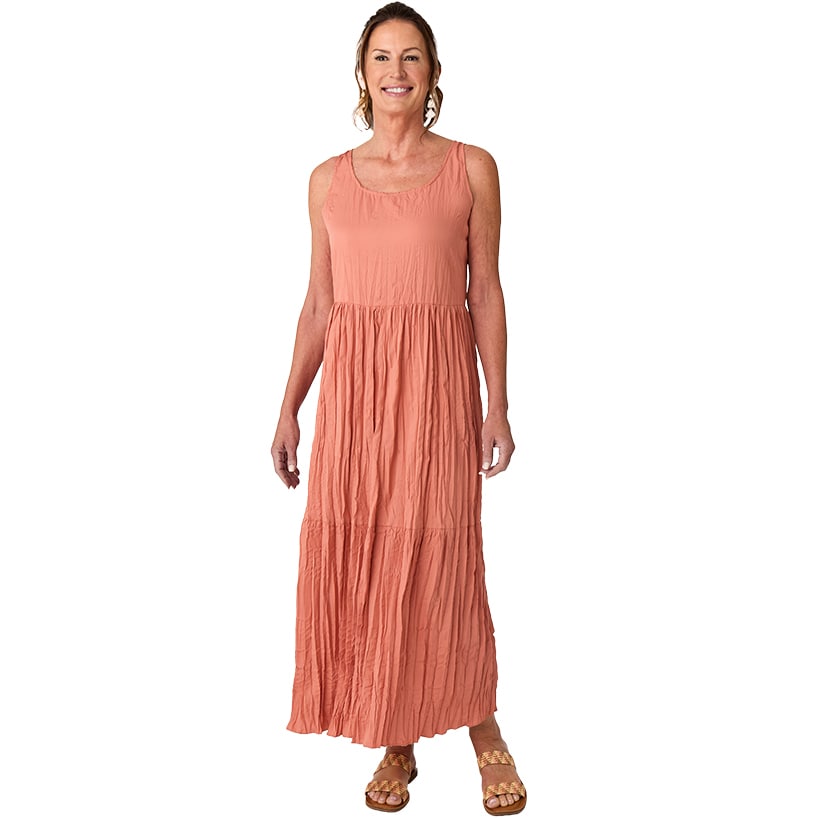 Women's Tiered A-Line Maxi Dress