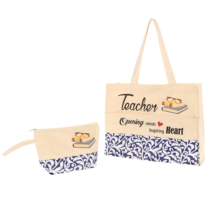 Nurse, Hair Stylist, Teacher Occupational Tote Bag and Pouch
