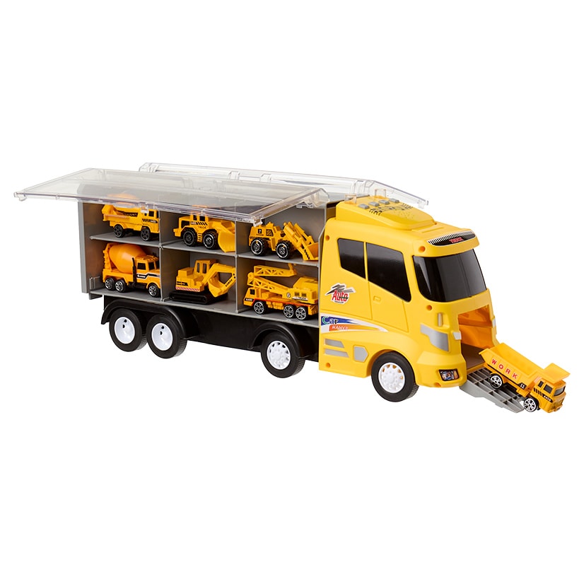 Truck Carry Case with Diecast Cars