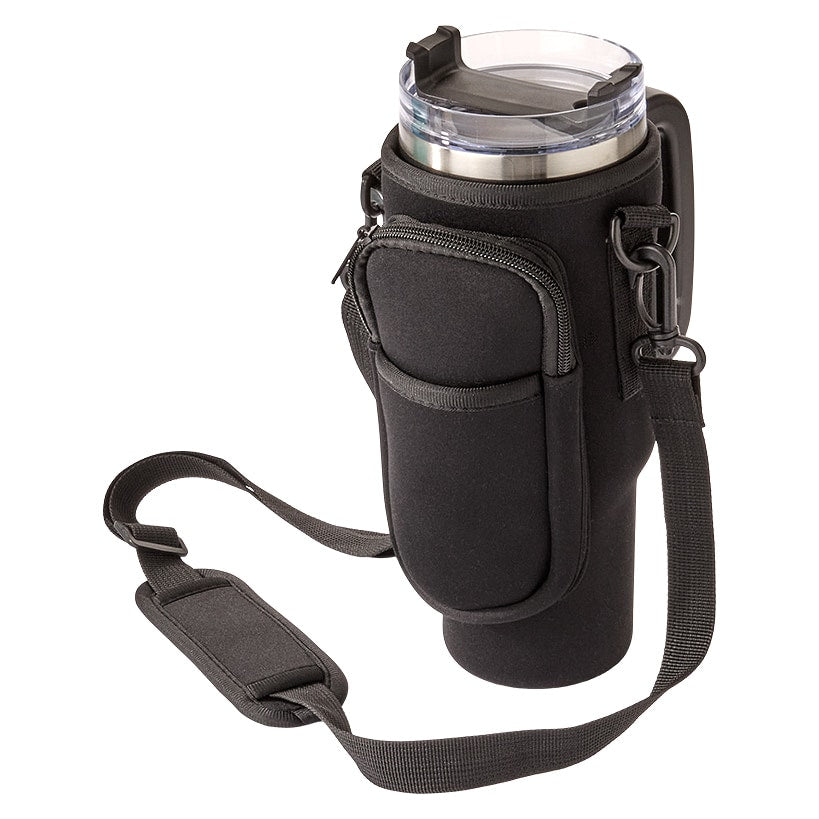Tumbler Carry Bag with Adjustable Strap and Pockets