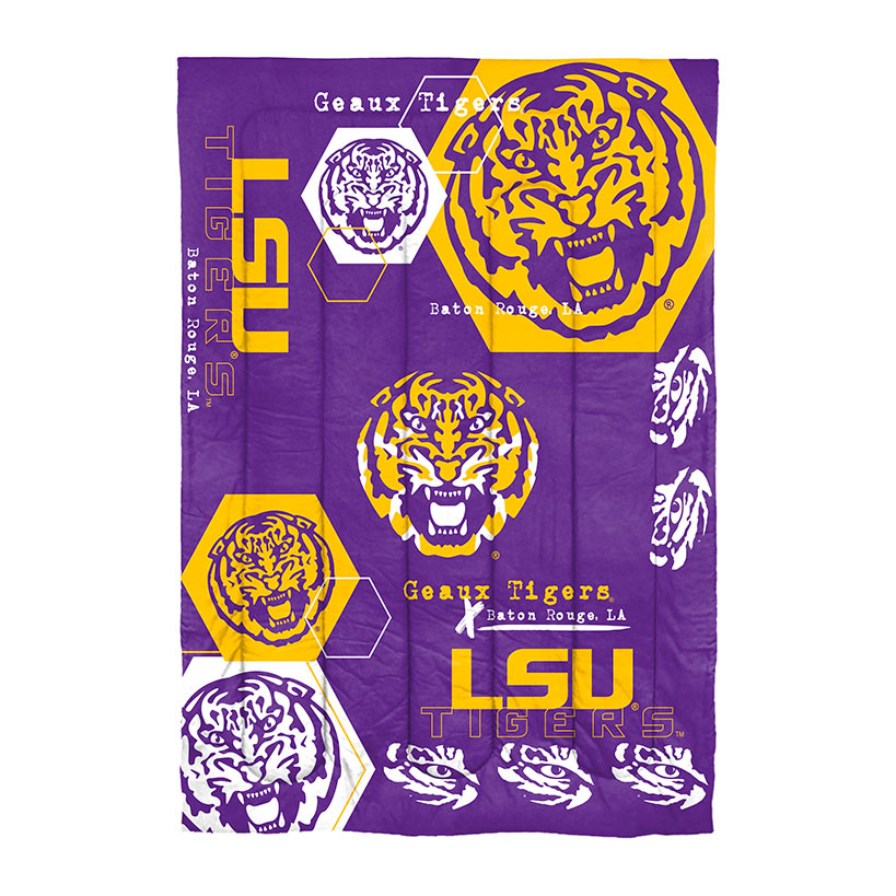 NCAA Hexagon Comforter Set