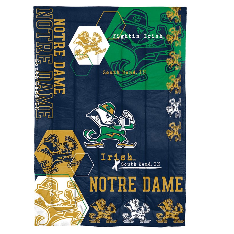 NCAA Hexagon Comforter Set