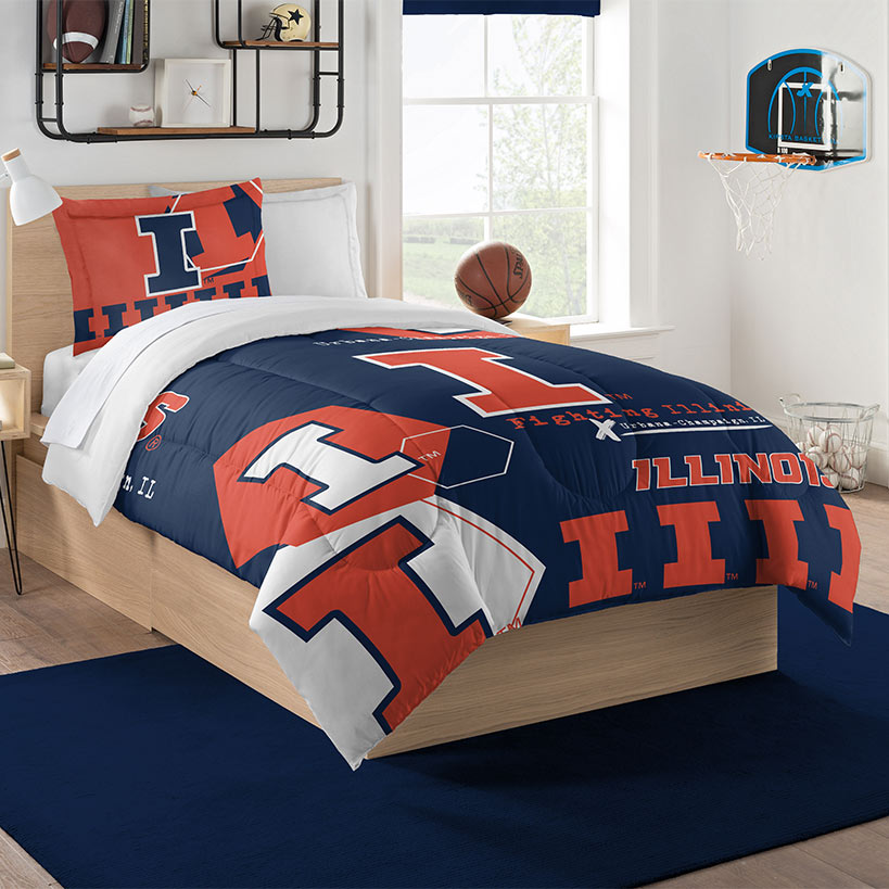 NCAA Hexagon Comforter Set