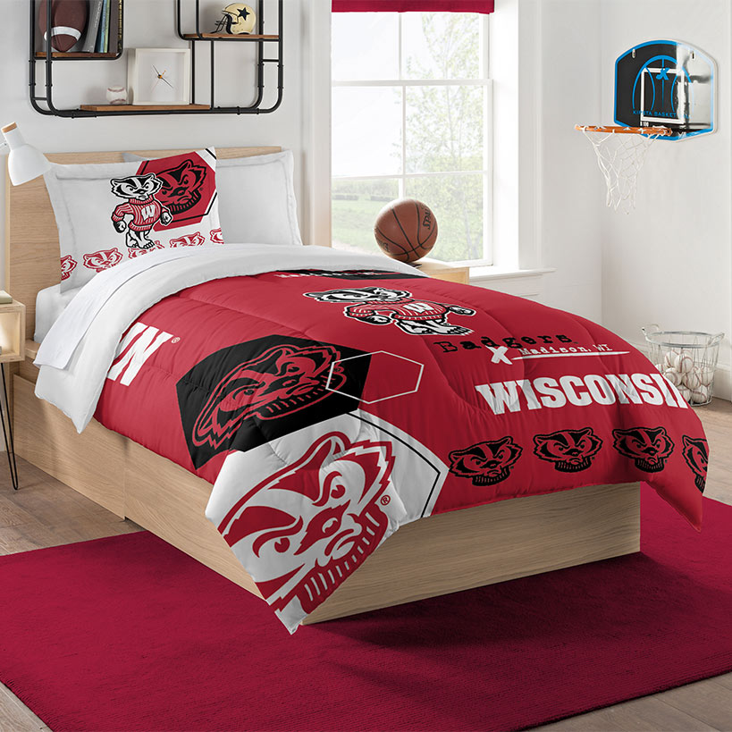NCAA Hexagon Comforter Set