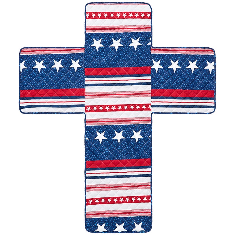 USA Stripe Quilted Furniture Cover Chair Sofa Loveseat