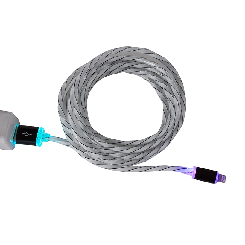 6-Ft. LED Light-Up USB Charging Cables