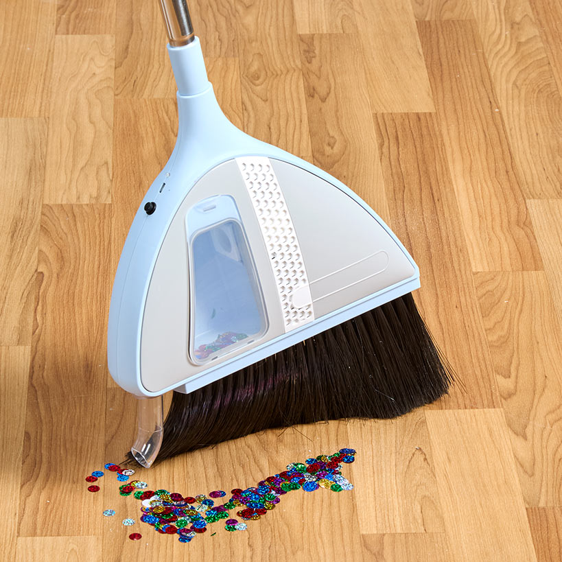Vacuum Broom Cordless Cleaning Sweeper Lightweight USB Rechargeable