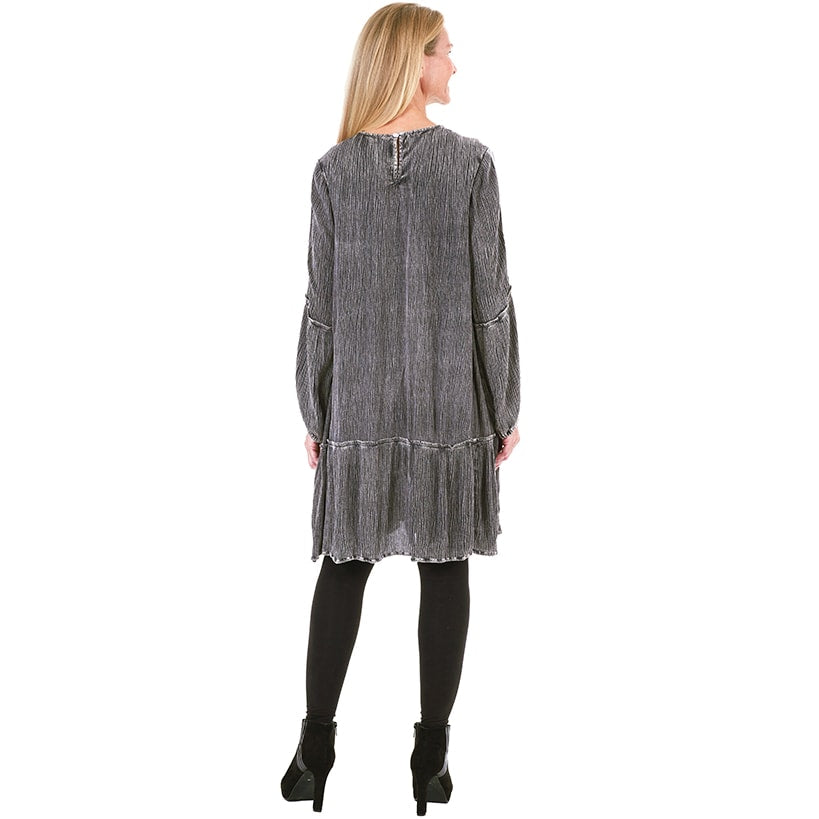 Vintage Wash Lace Trim Swing Dresses