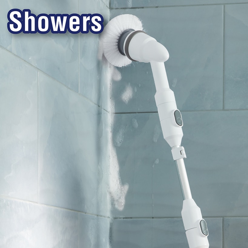 Voom™ Spin Scrubber Cordless Powerful With Heavy Duty All Purpose Brushes