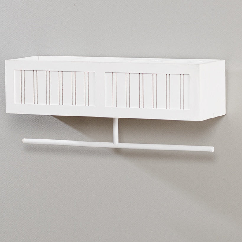 Beauty Wall Shelf with Towel Bar