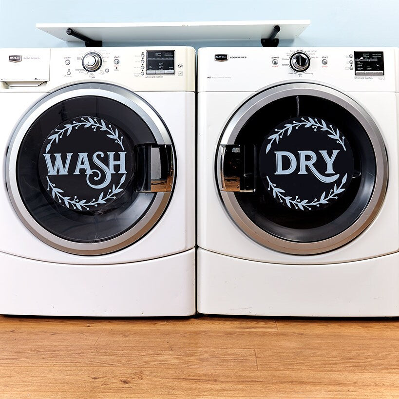 Industrial Farmhouse Laundry Decals
