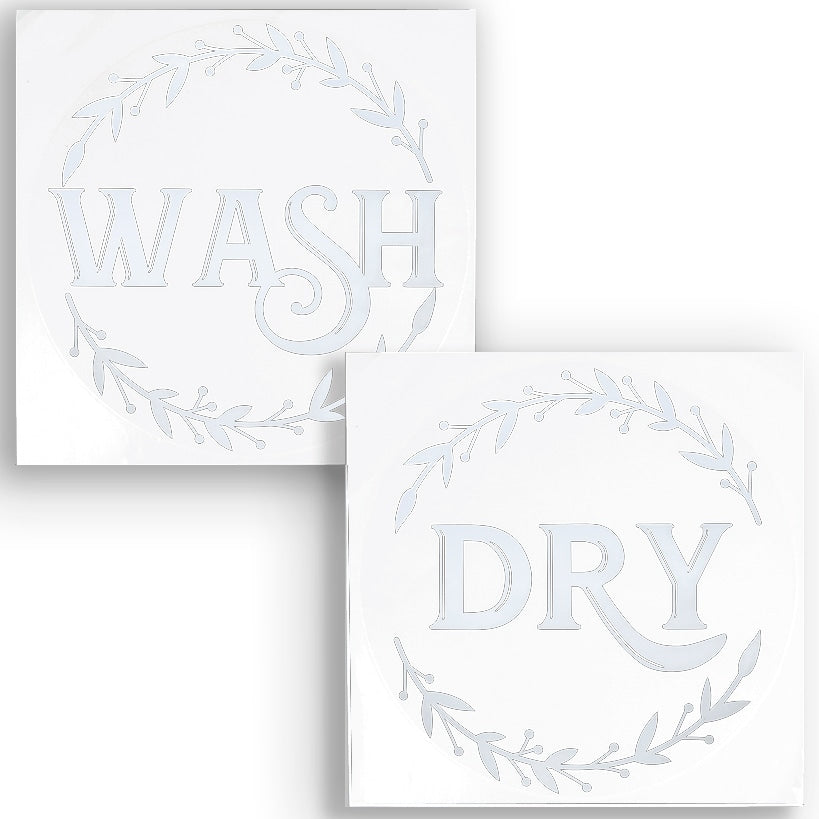 Industrial Farmhouse Laundry Decals