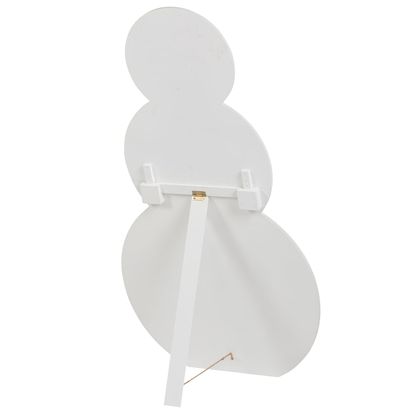 Outdoor Welcome Snowman Porch Leaner