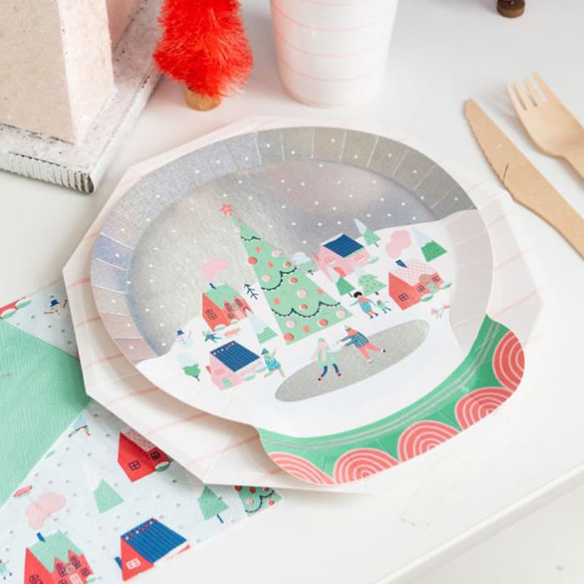 Christmas Disposable Paper Dinnerware Sets