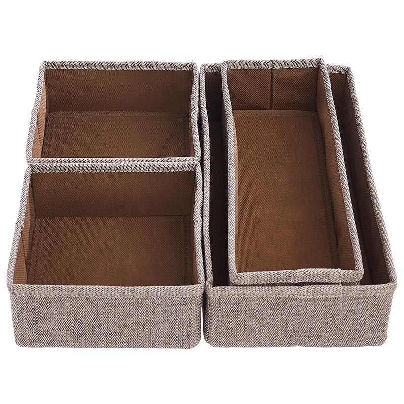 Whitmor Bedroom or Closet Drawer Organizers - Set of 4