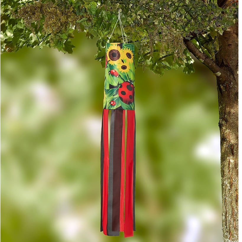 Whimsical Spring Windsocks Ladybug or Butterfly