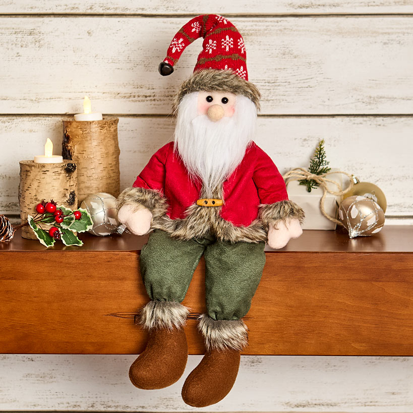 Ready for Winter Woodsy Figure or Set of 2 Ornaments