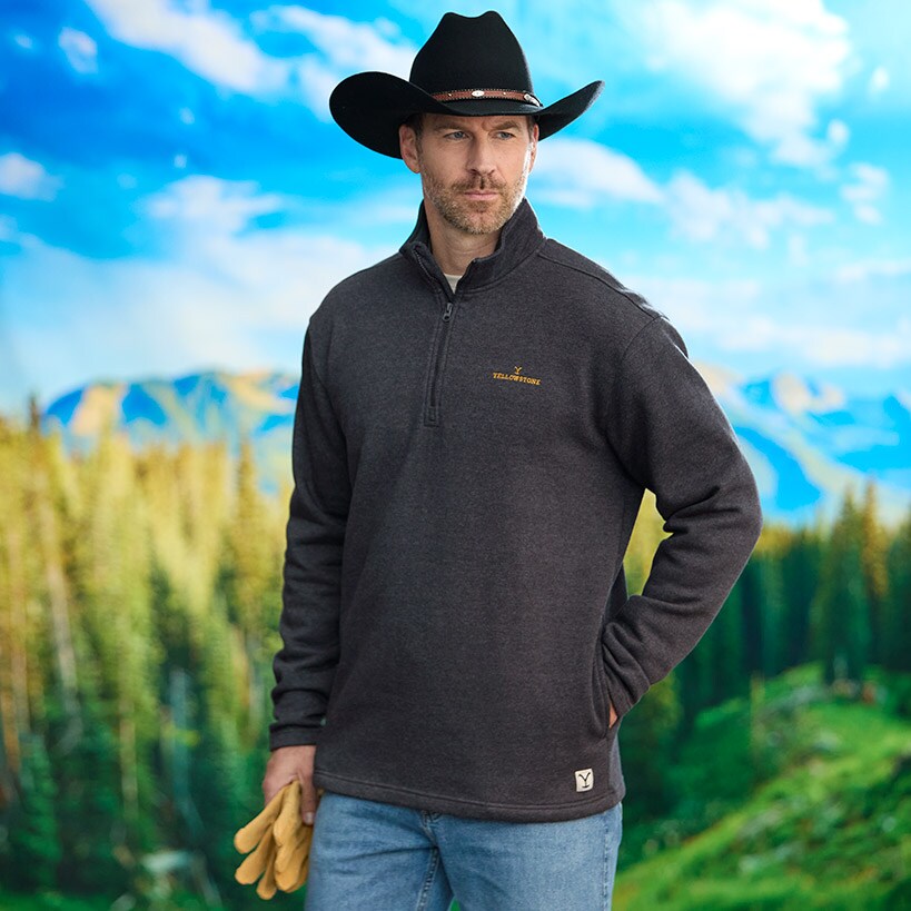 Men's Yellowstone Quarter Zip Pullover