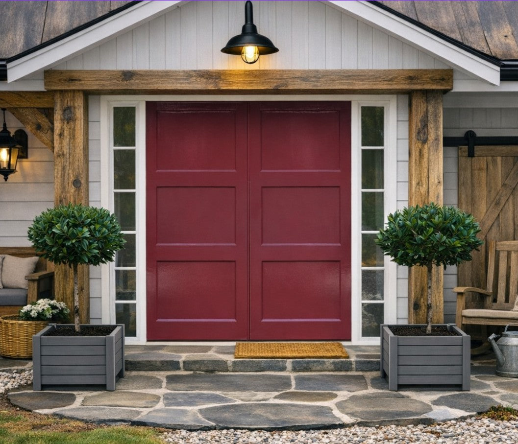 Grey Self-Watering Big Box Planter