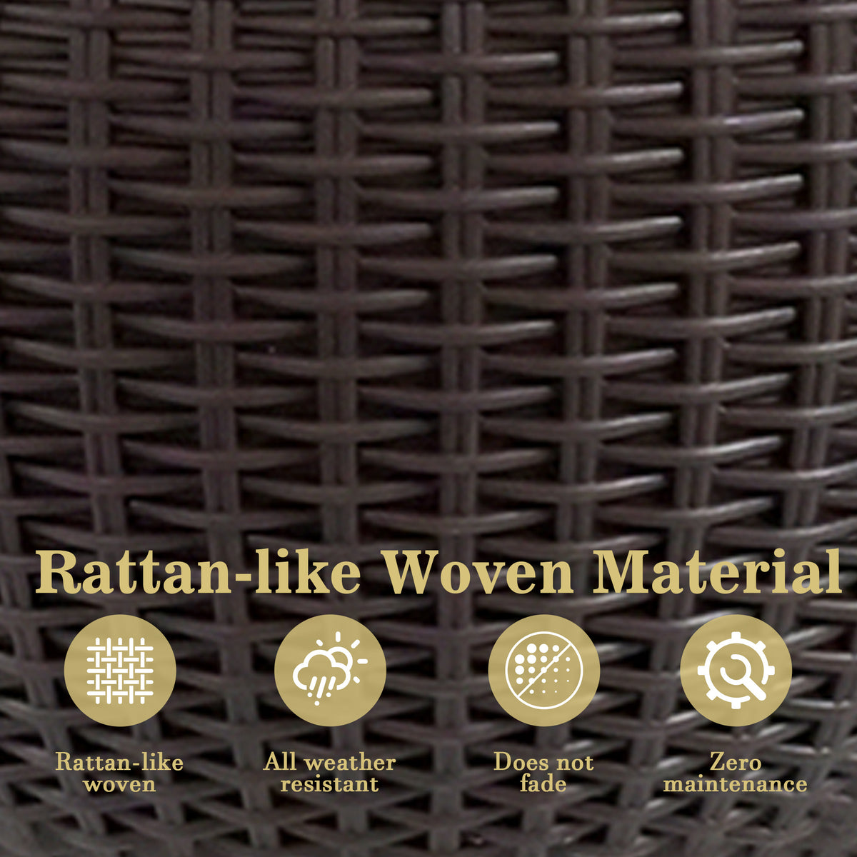 13.4 inch Self-Watering Hanging Rattan-Inspired Planter Large Capacity, Root-Rot Resistant Water Storage with Water Level Indicator, Dual-Use for Indoor & Balcony Decoration (Pack of 2, Brown) - image 7