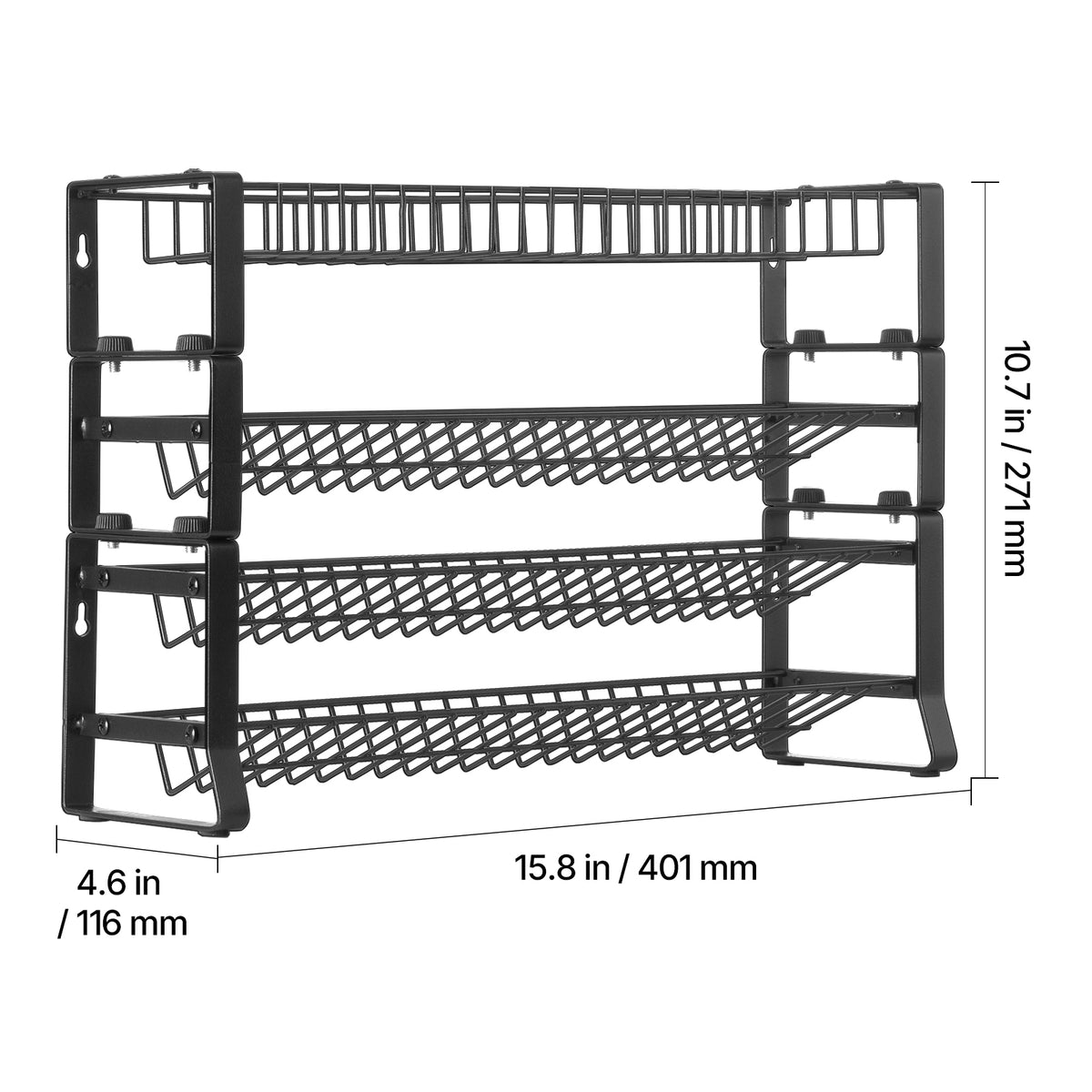 Spice Rack Organizer for Cabinet Kitchen Countertop Seasoning Organizer 18x11 in - image 5