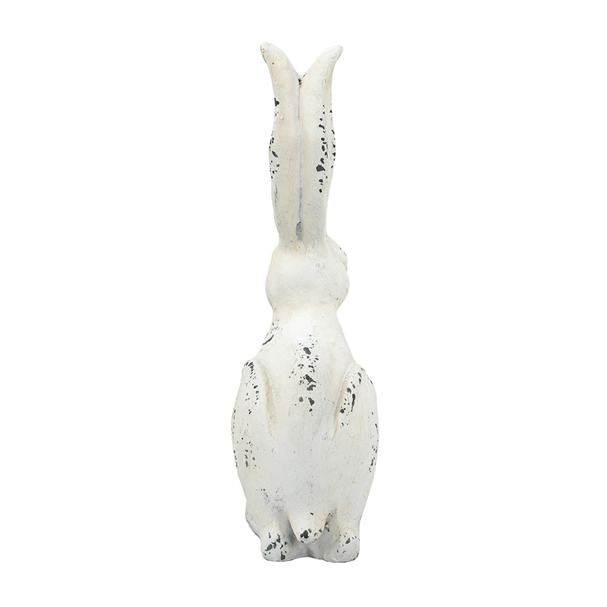 8.3x5.1x18.5" White Rustic Rabbit Figurine, Small - image 5