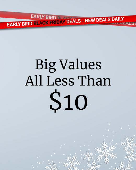 Big values all less than $10