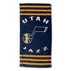 NBA 30" x 60" Striped Beach Towels - Jazz