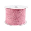 5-Yd. Decorative Wired Ribbon Spools - Pink Solid