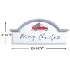 Vintage Red Truck Holiday Collection - Wooden Arch Wall Decor