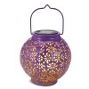 Colorful Solar Shadow-Casting Lanterns - Purple