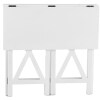 Crisscross Folding Office Furniture - White Desk