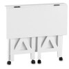 Crisscross Folding Office Furniture - White Printer Stand