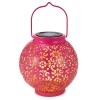 Colorful Solar Shadow-Casting Lanterns - Pink