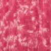 Tie-Dye Lace Trim Cover-Up Caftan - Fuchsia S/M