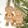 Big & Little Siblings Personalized Ornaments - Brothers