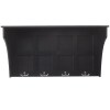 Entryway Benches with Storage or Wall Shelves - Black Wall Shelf