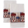 Sweet Home Americana Bathroom Collection - Set of 2 Hand Towels