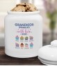 Personalized Grandkids Sprinkled with Love Kitchen Collection - Cookie Jar