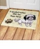 Personalized Spoiled Dog Breed Doormats - Shih Tzu 18" x 24"