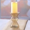 Cream and Gold Harvest Decor - Short PIllar Candleholder