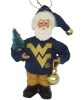 Collegiate Santa Ornaments - West Virginia